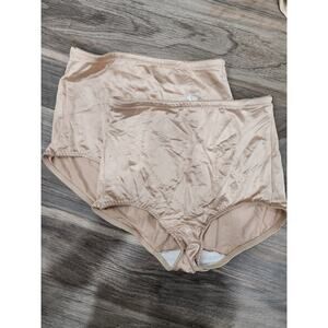 Bali Tummy Panel Firm 2-Pack Control Briefs - size large